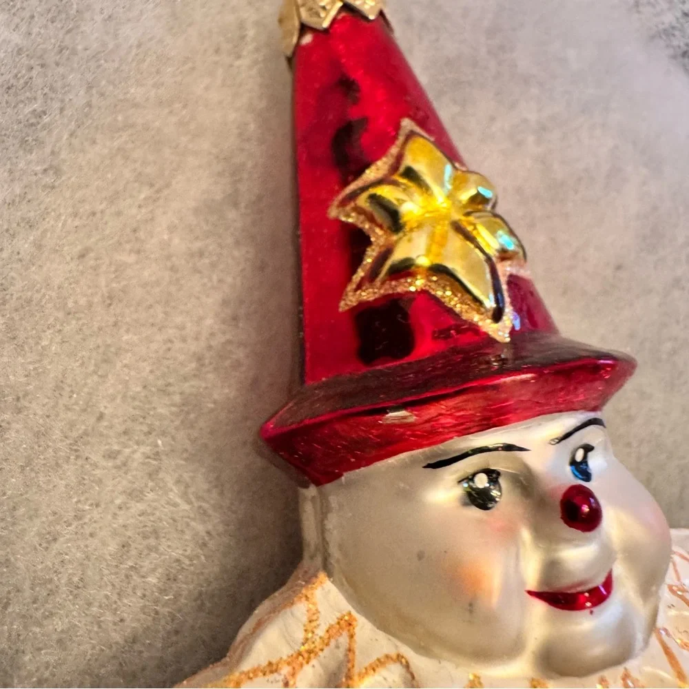 Christopher Radko Snowstar Santa‎ Christmas Tree Ornament Holiday Decor